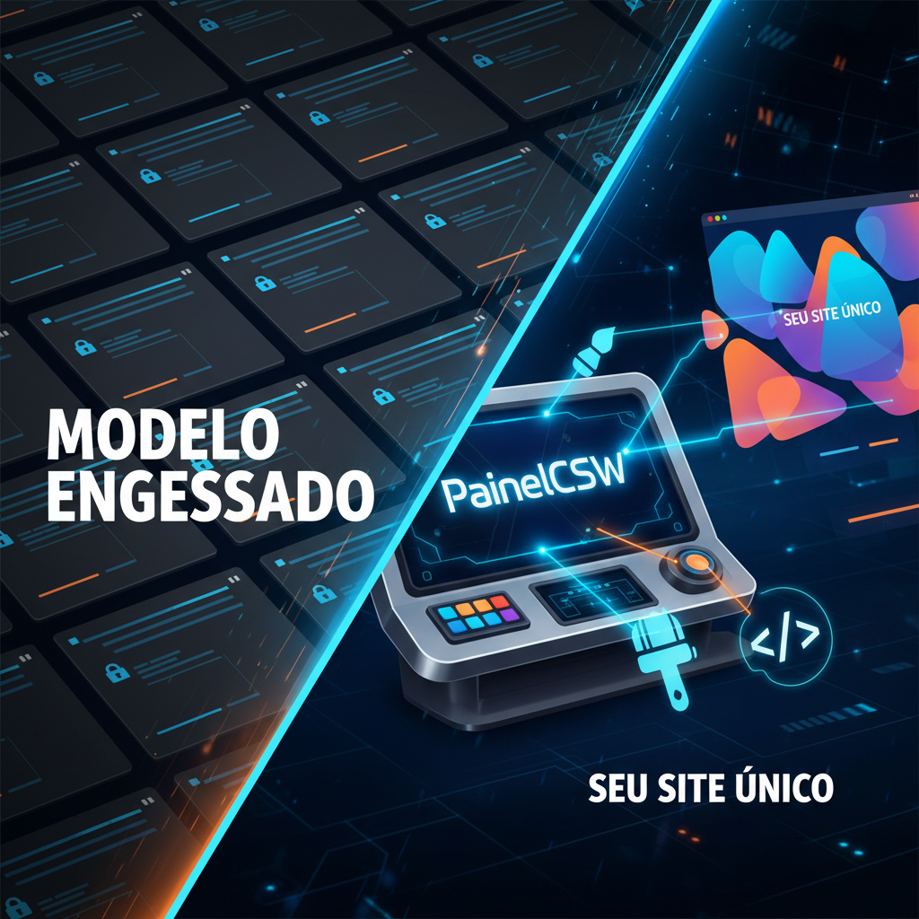 Blog CSW Sites - A era dos templates acabou: O poder de um site sob medida com o PainelCSW