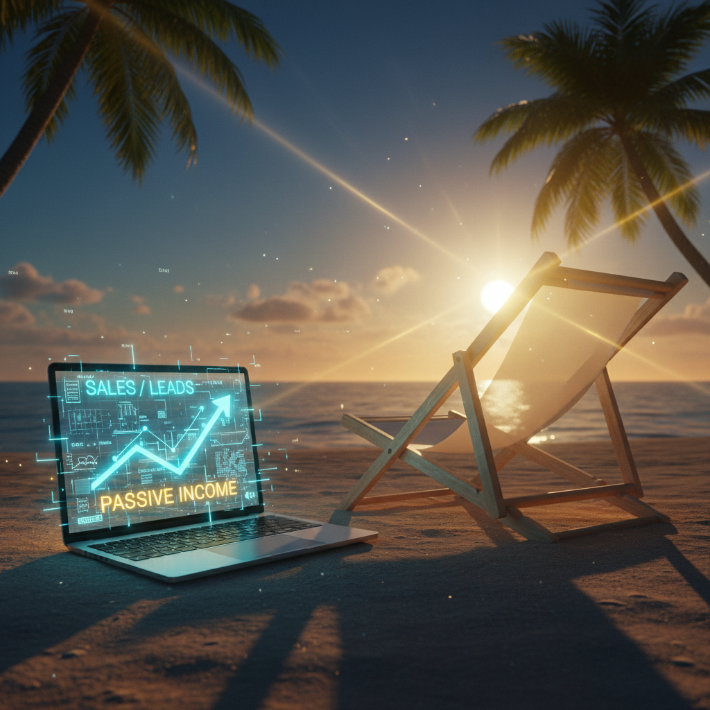 Seu site trabalha enquanto você descansa: Como a automação captura leads nas férias 