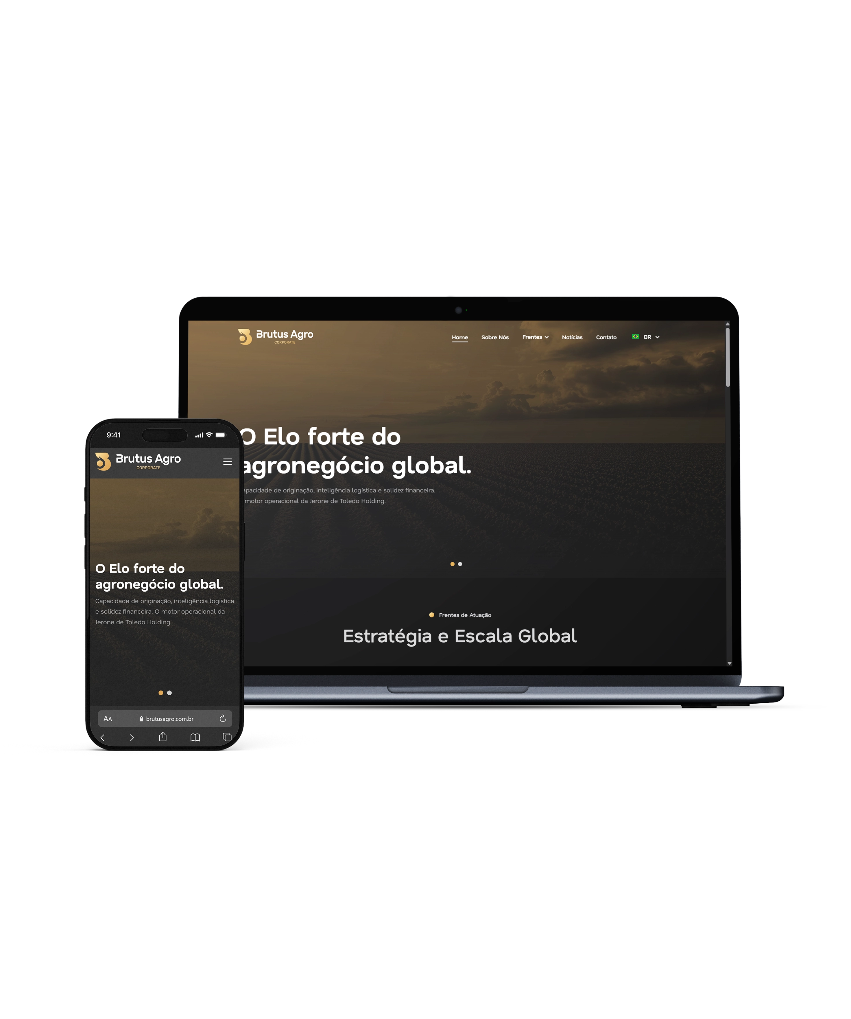 Imagem do site do cliente