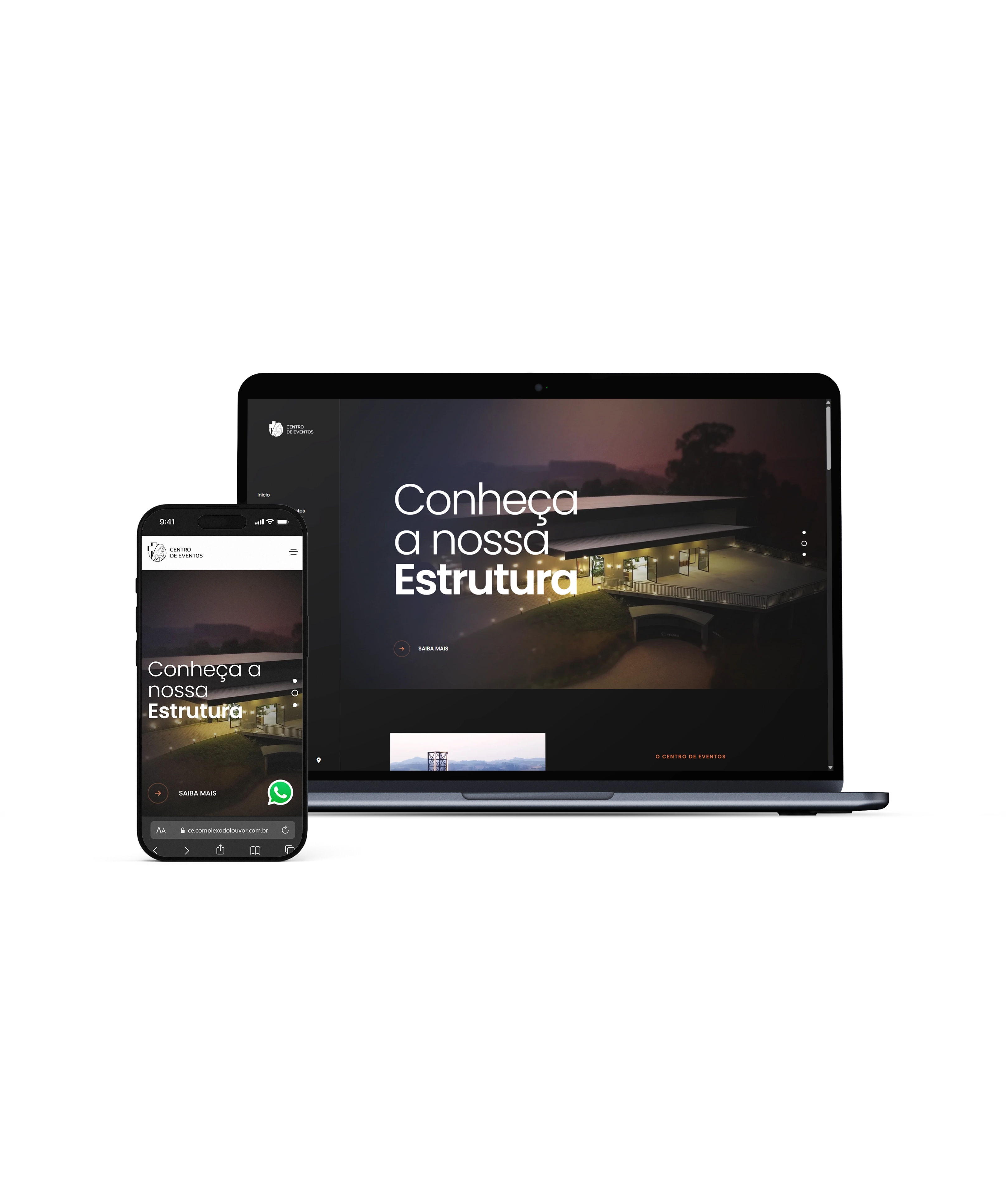 Imagem do site do cliente