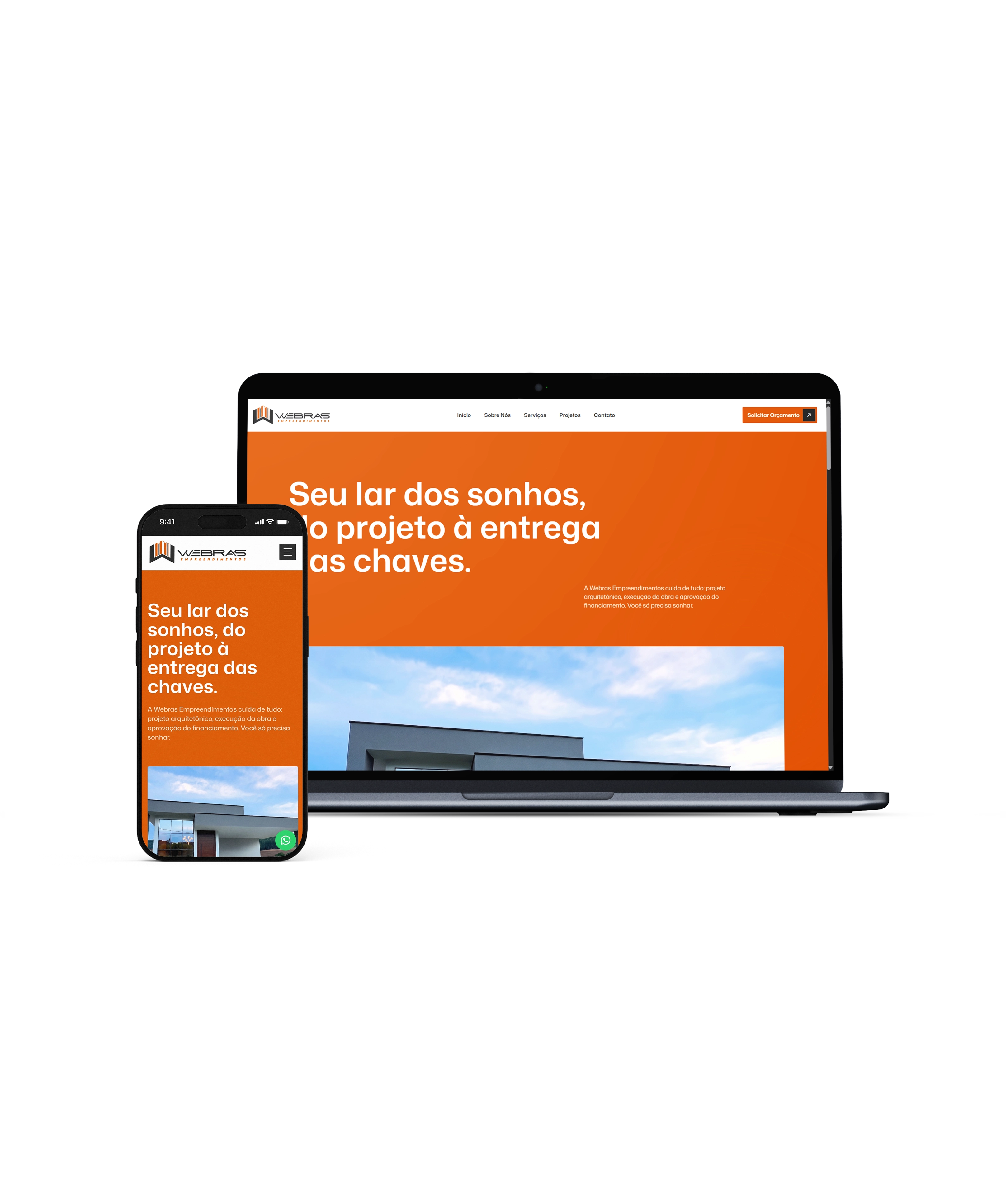 Imagem do site do cliente
