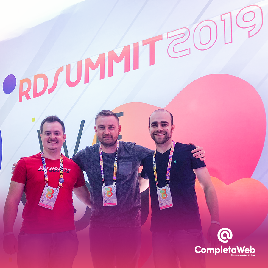 A CompletaWeb marcou presença no RD Summit, o maior evento de Marketing e Vendas da América Latina!