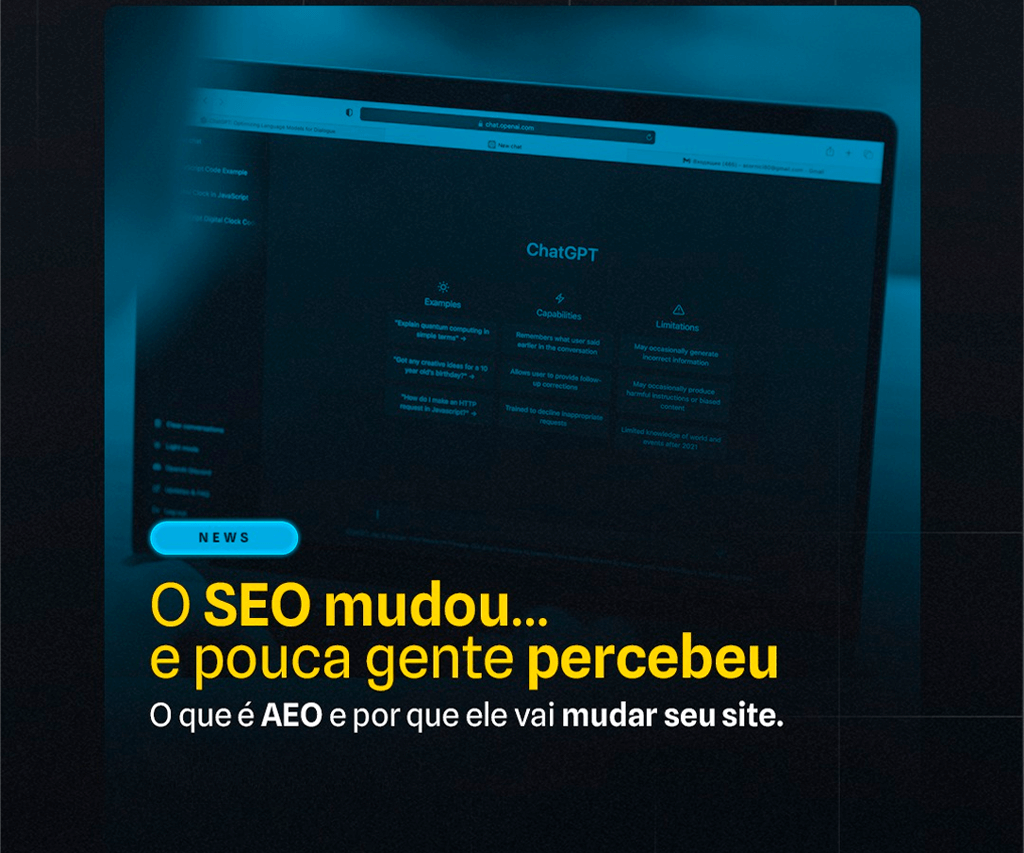 Blog CSW Sites - AEO: o futuro do SEO e como sua empresa pode se destacar nas respostas de IA