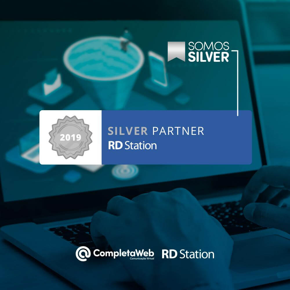 A CompletaWeb agora é uma parceira Nível Silver na RD Station! 