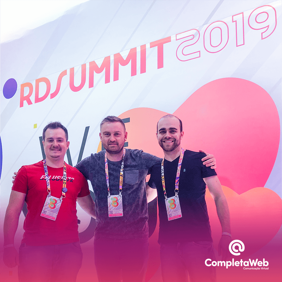 A CompletaWeb marcou presença no RD Summit, o  maior evento de Marketing e Vendas da América Latina! 