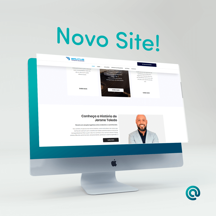 Conheça o novo site da Brutus Transporte Sustentável 
