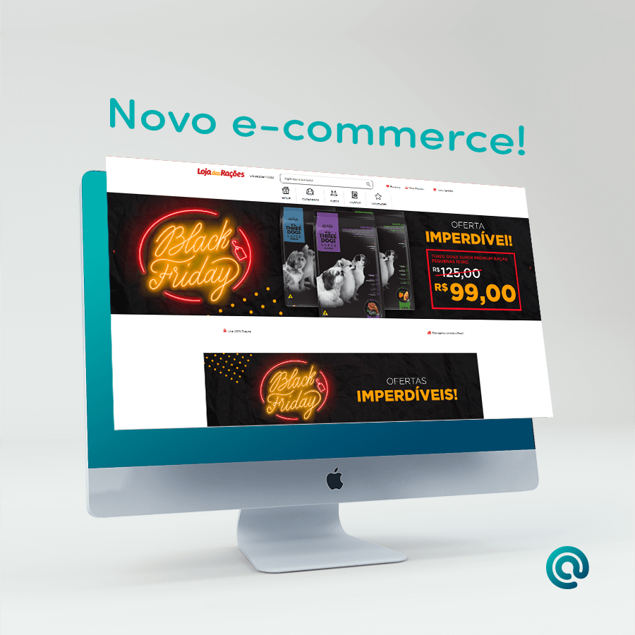 Confira o novo e-commerce da Loja das Rações 